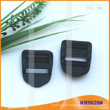 Adjustable plastic ladder lock buckle for webbing KR5028